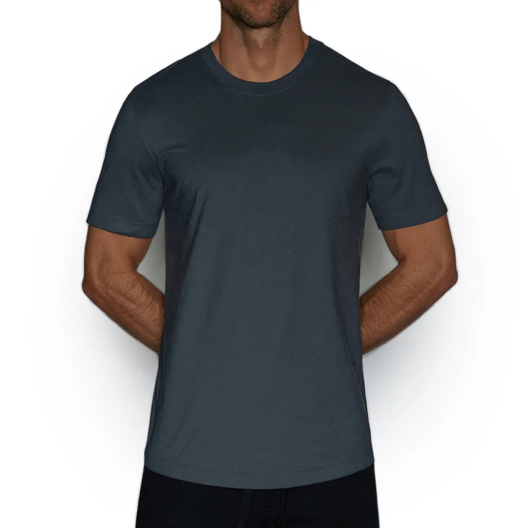 C-IN2 Perfect Pima Relaxed Crew Neck T-Shirt Niles Navy sold by Underwear Expert