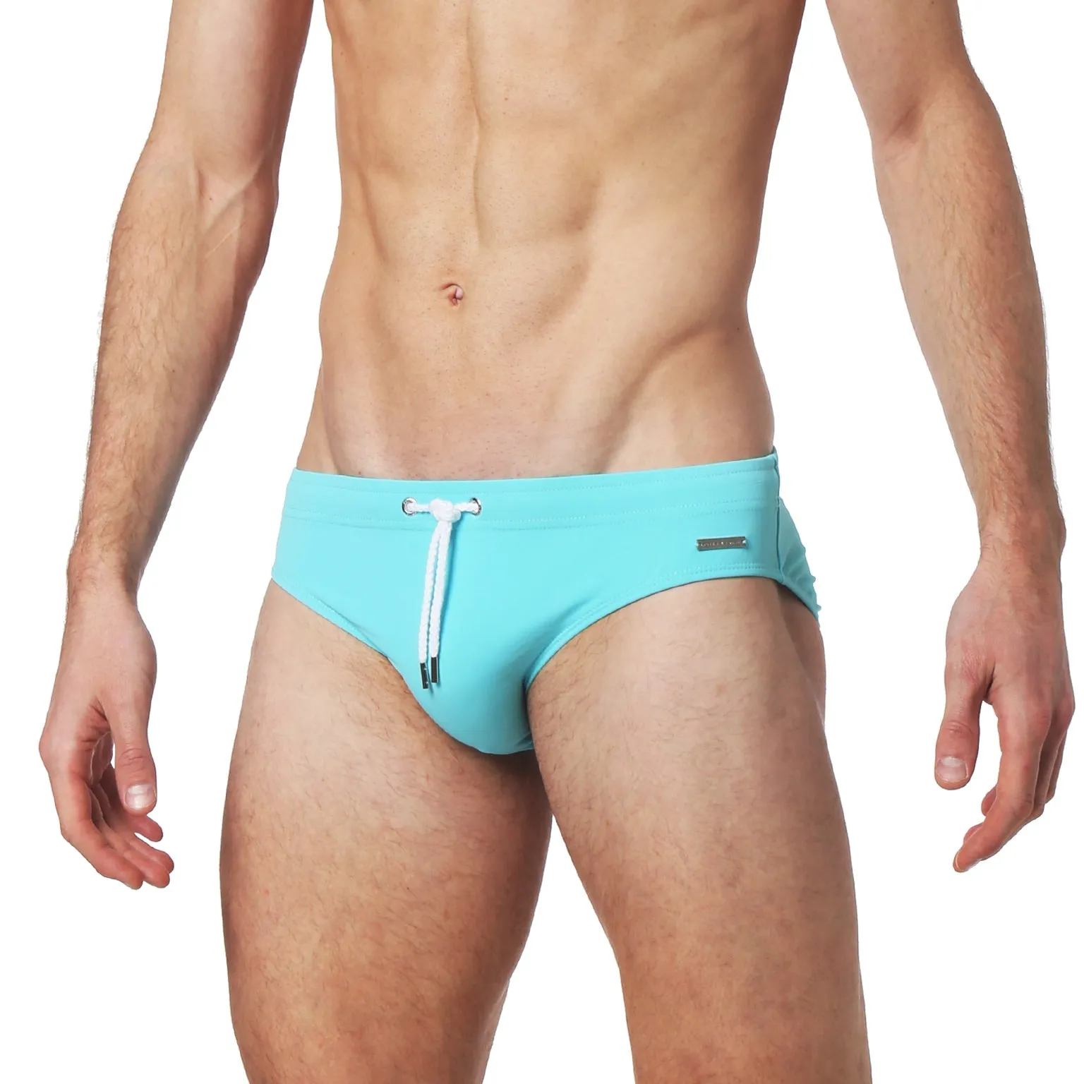 Parke & Ronen Aqua Solid Meridian Swim Brief sold by Underwear Expert product image thumbnail 4