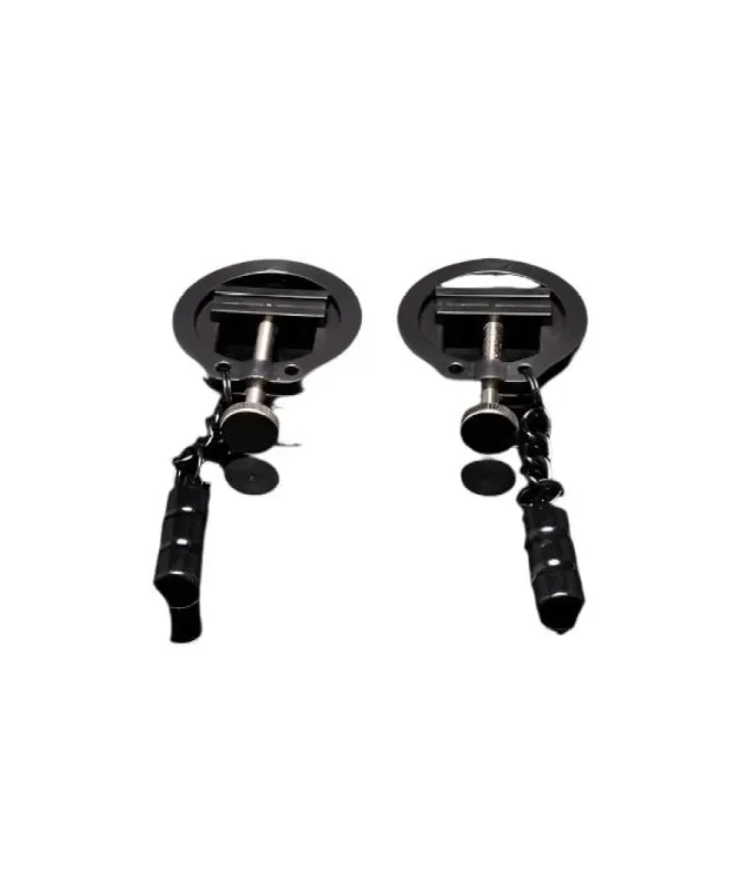 Andrew Christian Trophy Boy Spiked Nipple Clamps with Weights sold by Underwear Expert