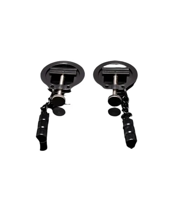 Andrew Christian Trophy Boy Spiked Nipple Clamps with Weights sold by Underwear Expert