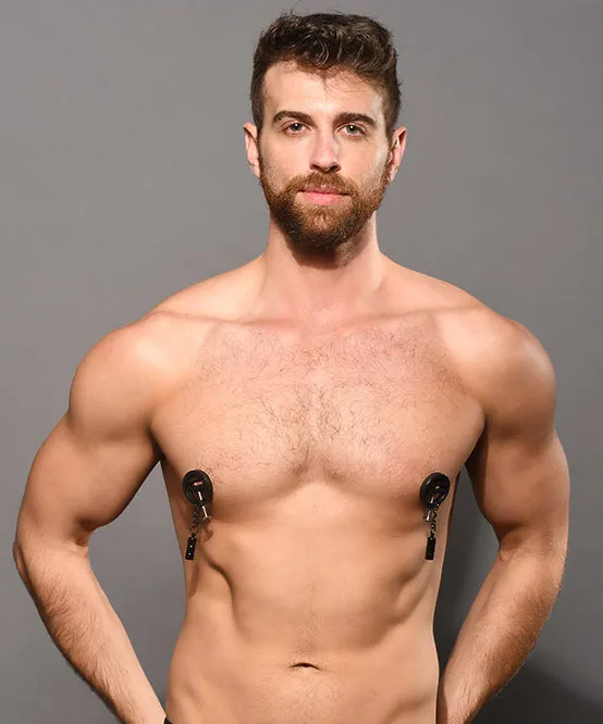 Andrew Christian Trophy Boy Spiked Nipple Clamps with Weights sold by Underwear Expert product image thumbnail 3