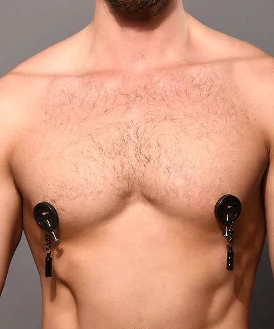 Andrew Christian Trophy Boy Spiked Nipple Clamps with Weights sold by Underwear Expert product image thumbnail 4