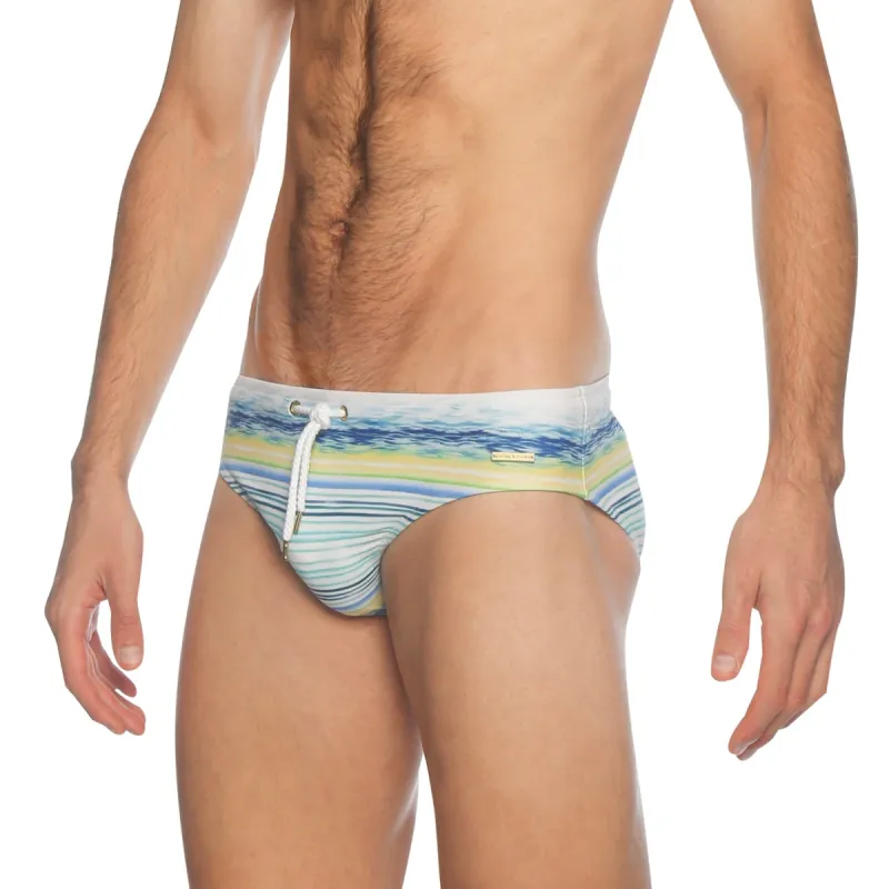 Parke & Ronen Lago Verbena Print Meridian Swim Bikini sold by Underwear Expert