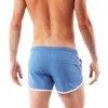 Parke & Ronen Powder Blue 3" Runner Swim Trunk sold by Underwear Expert