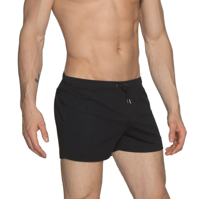 Parke & Ronen Black 3" Solid P-Town Short sold by Underwear Expert