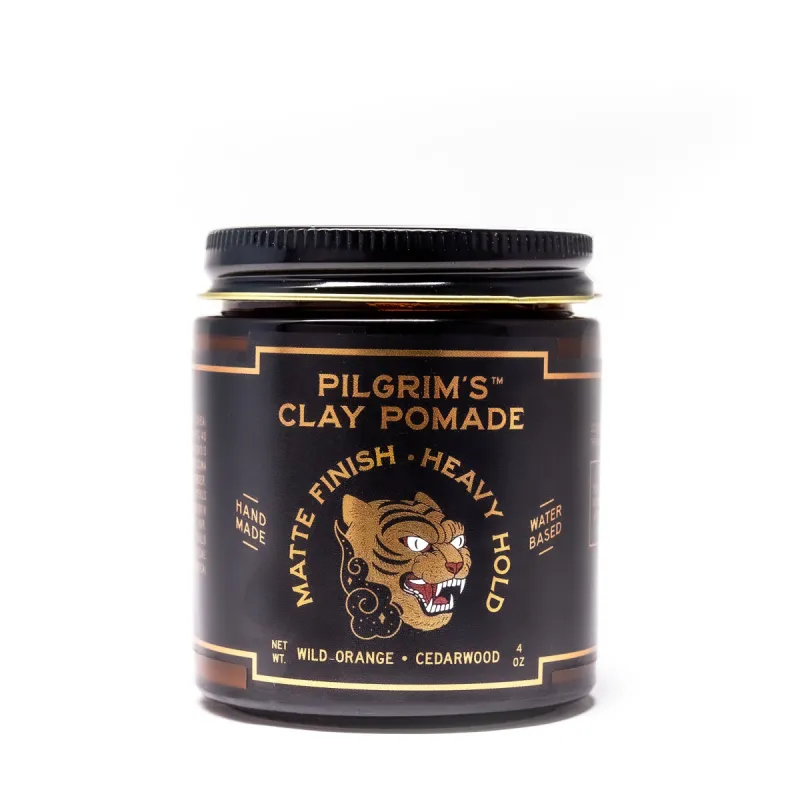 Brooklyn Grooming Clay pomade - Wild orange and Cedarwood sold by Underwear Expert