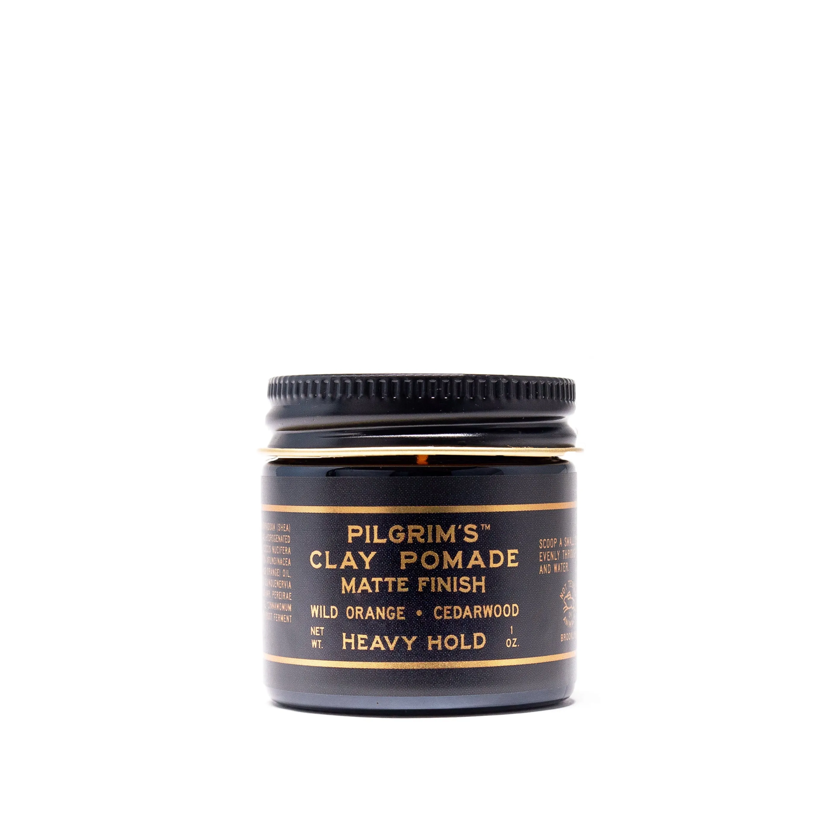 Brooklyn Grooming Clay pomade - Wild orange and Cedarwood sold by Underwear Expert product image thumbnail 2