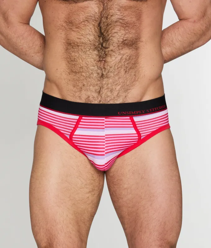 Unsimply Stitched Stripe Brief sold by Underwear Expert