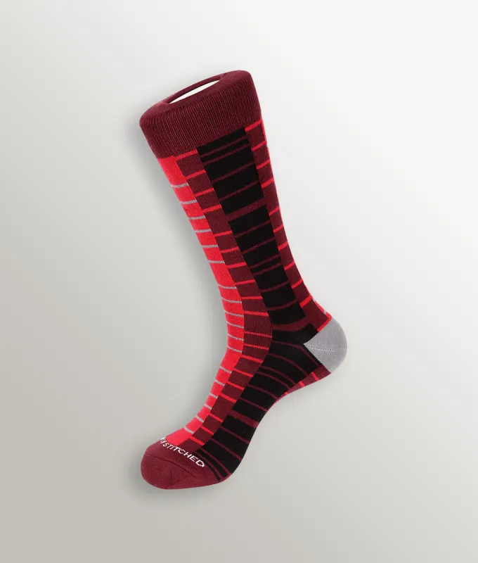Unsimply Stitched Audio Blocks Sock sold by Underwear Expert