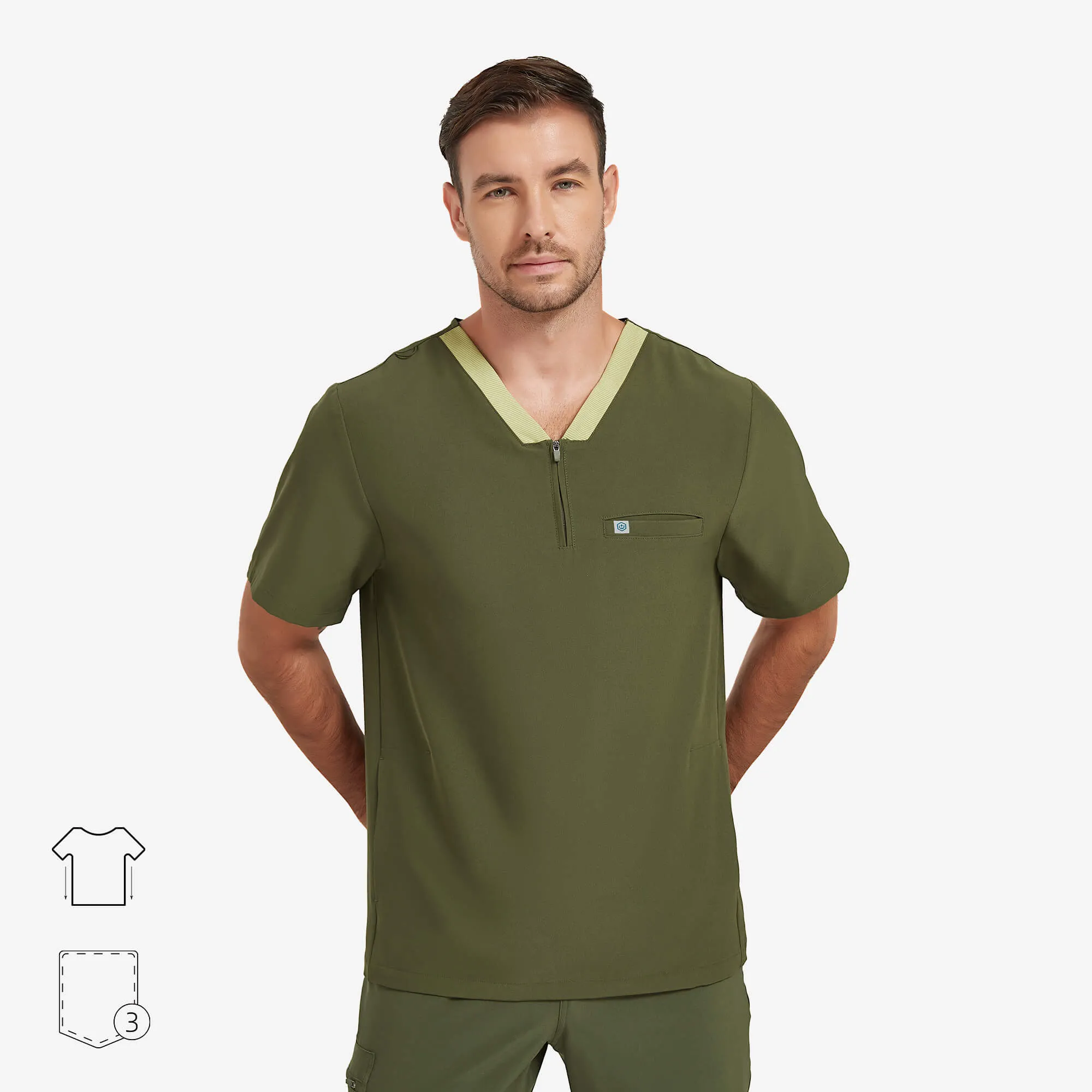Douglas V-Neck Scrub Top sold by Uniforms World