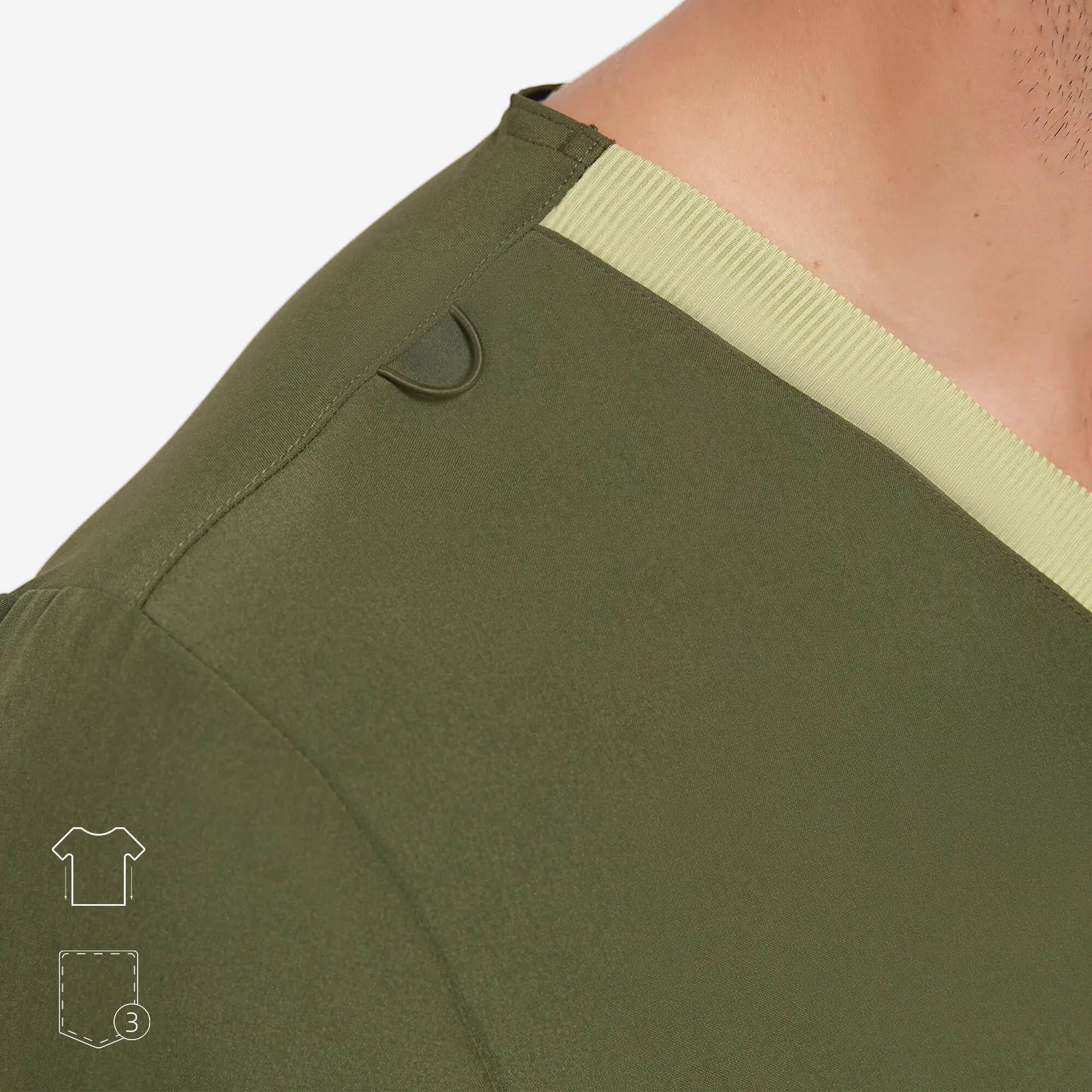 Douglas V-Neck Scrub Top sold by Uniforms World product image thumbnail 4