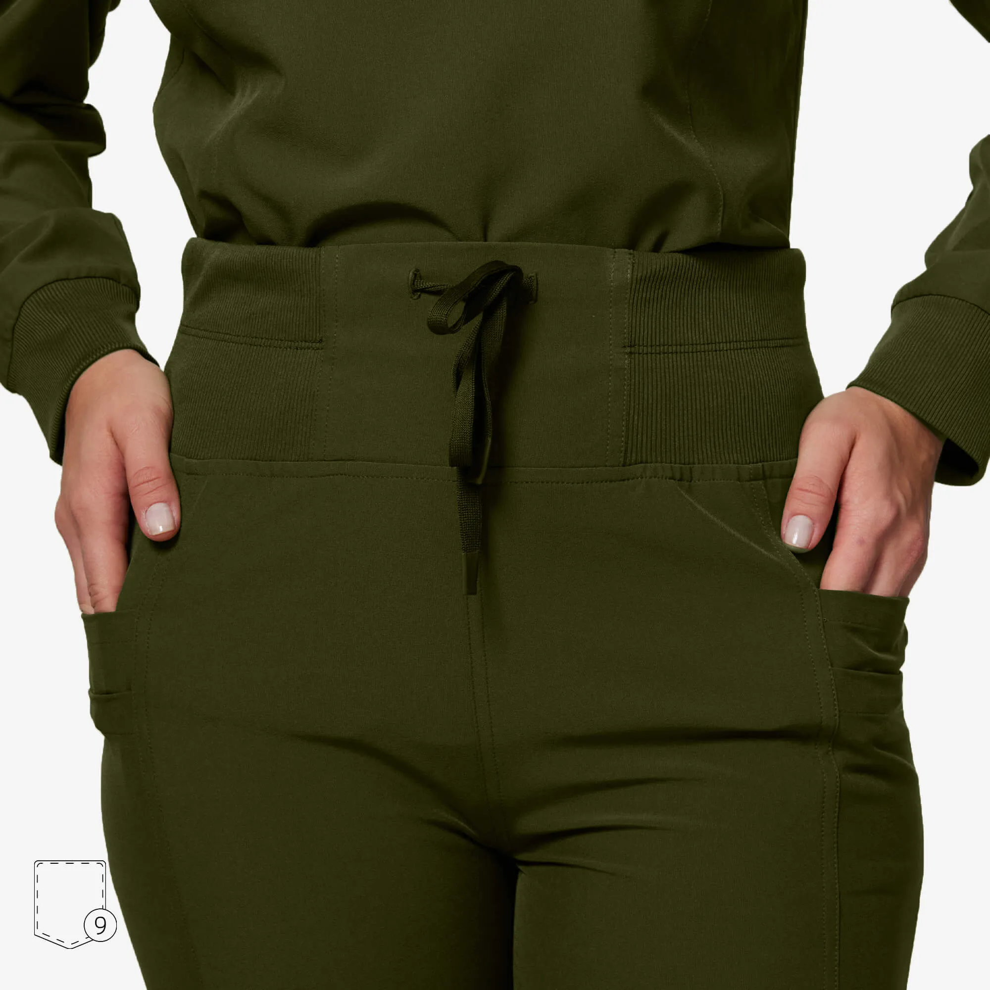 Olive Scrub Set sold by Uniforms World product image thumbnail 3