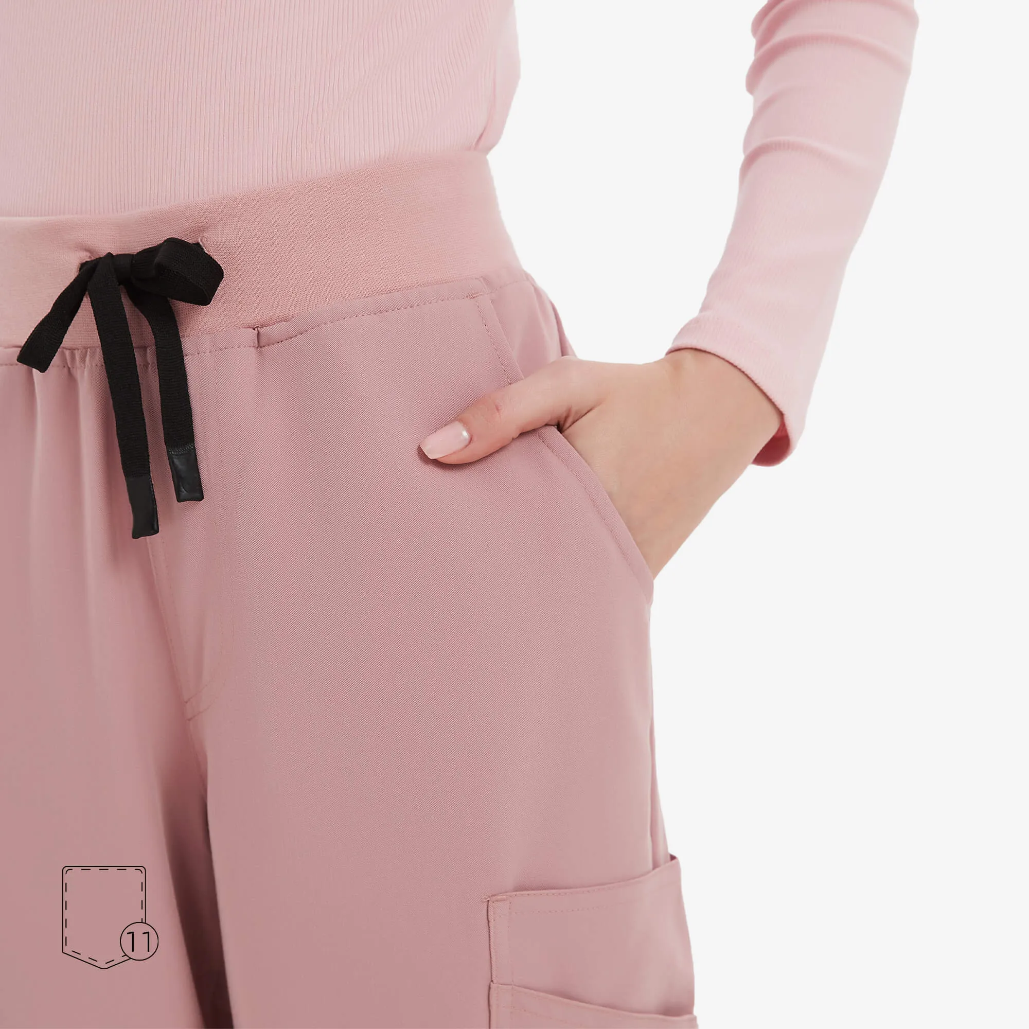 Elena Jogger Scrub Pants sold by Uniforms World product image thumbnail 3