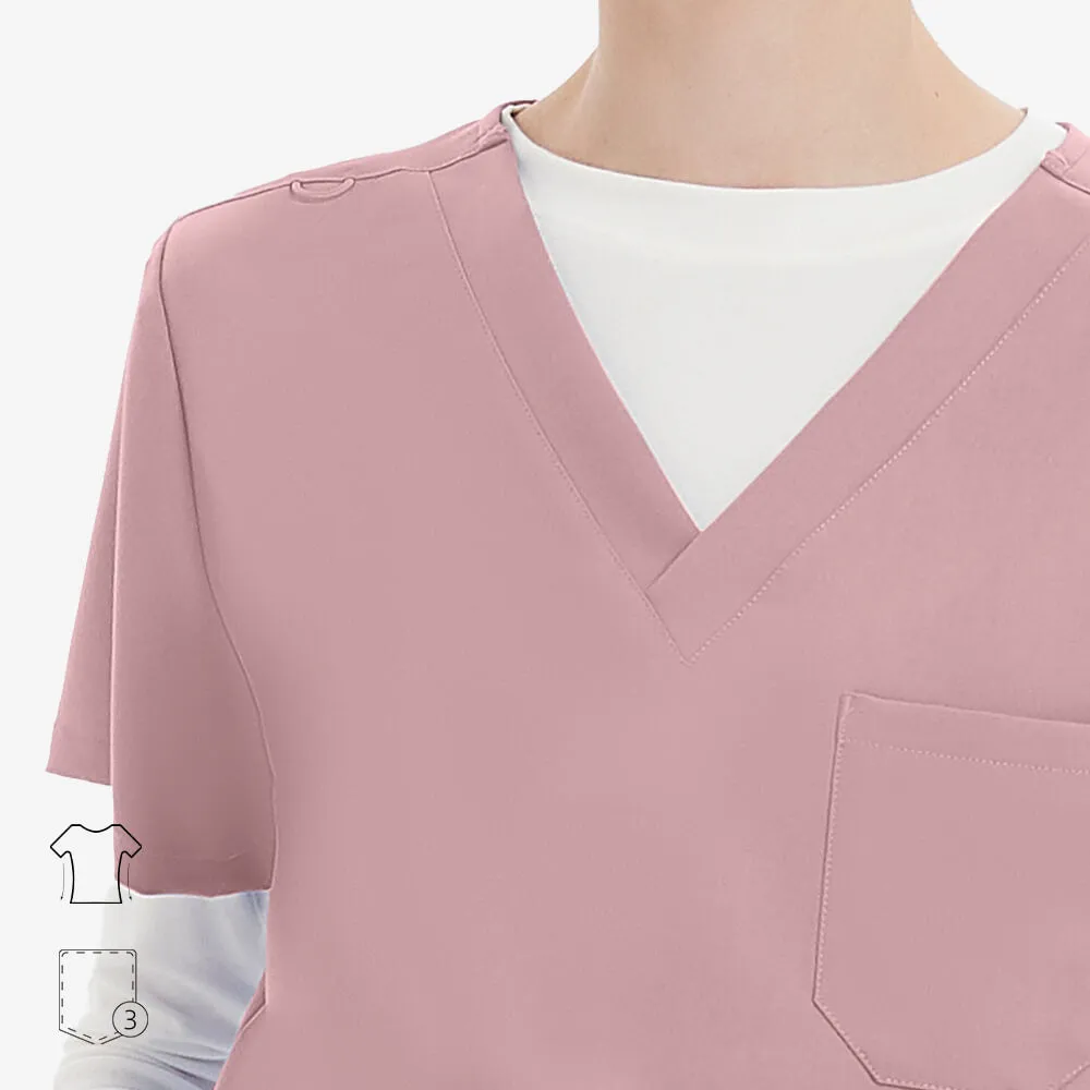 Phillip V-Neck Scrub Top sold by Uniforms World product image thumbnail 3