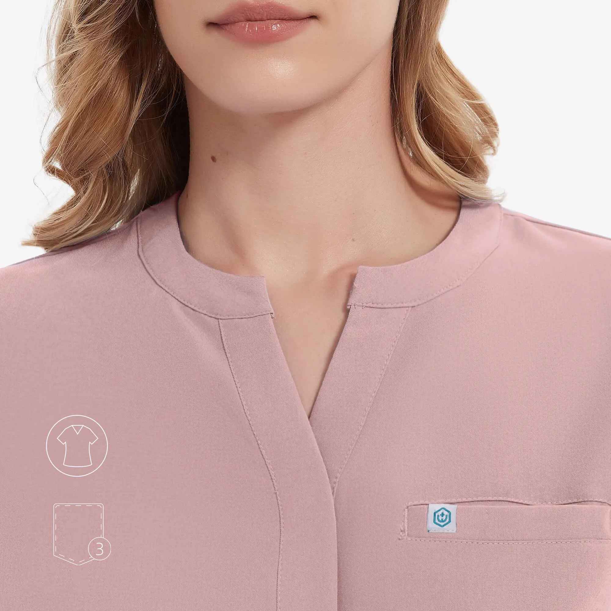 Avant Snap-Front Scrub Top sold by Uniforms World product image thumbnail 3