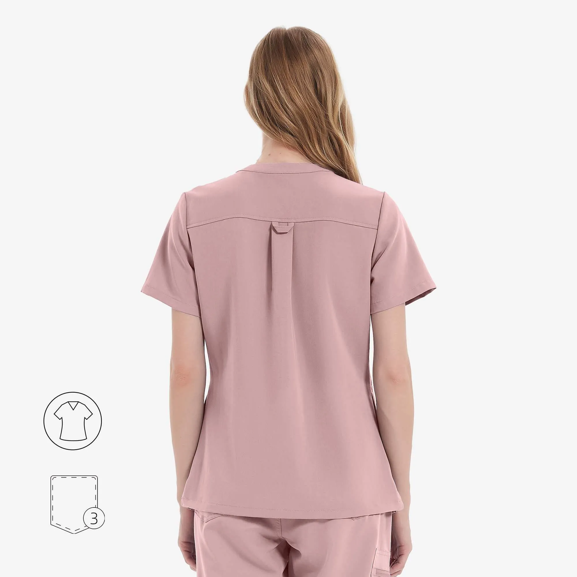 Avant Snap-Front Scrub Top sold by Uniforms World product image thumbnail 2
