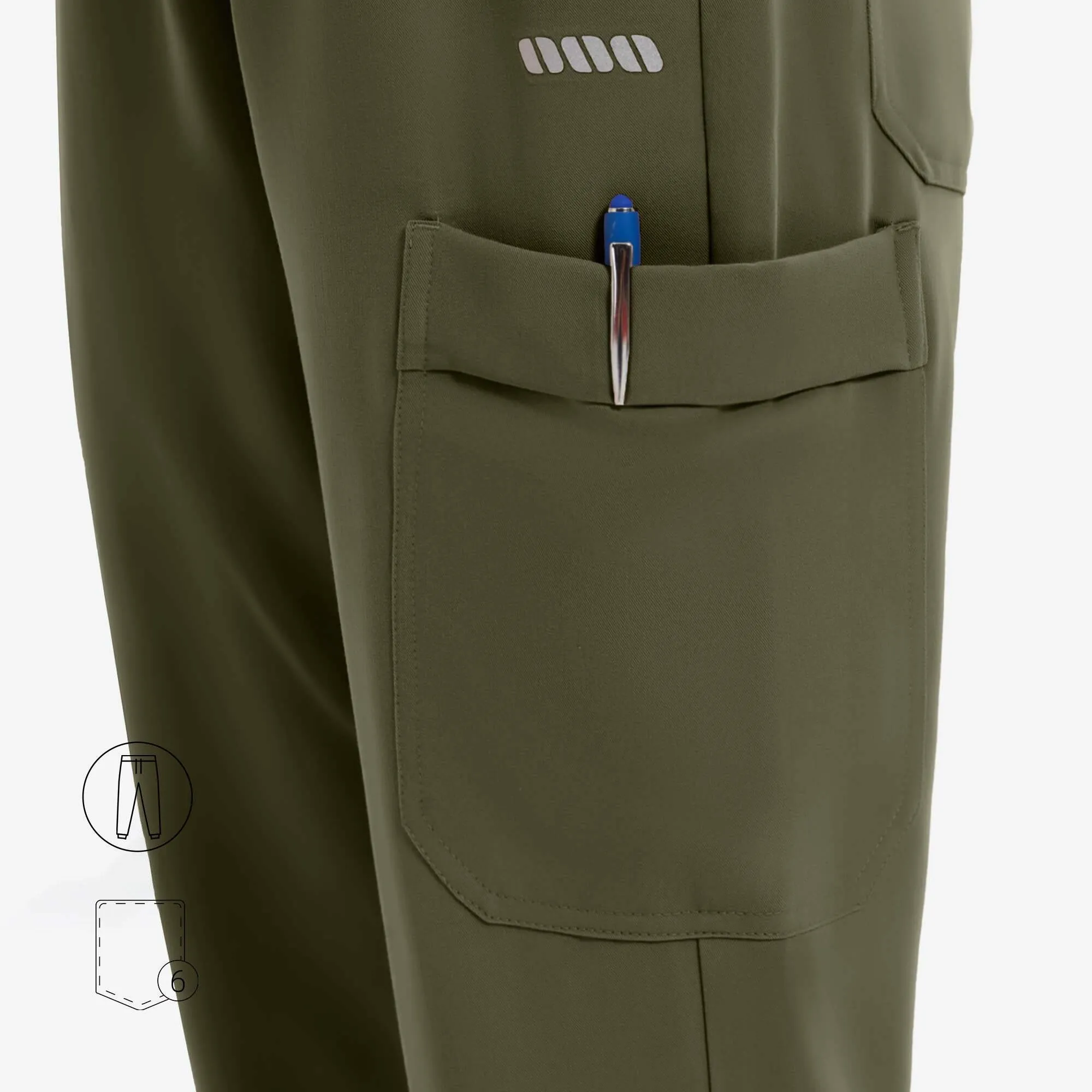 Elena 6-Pockets Jogger Scrub Pants sold by Uniforms World product image thumbnail 4
