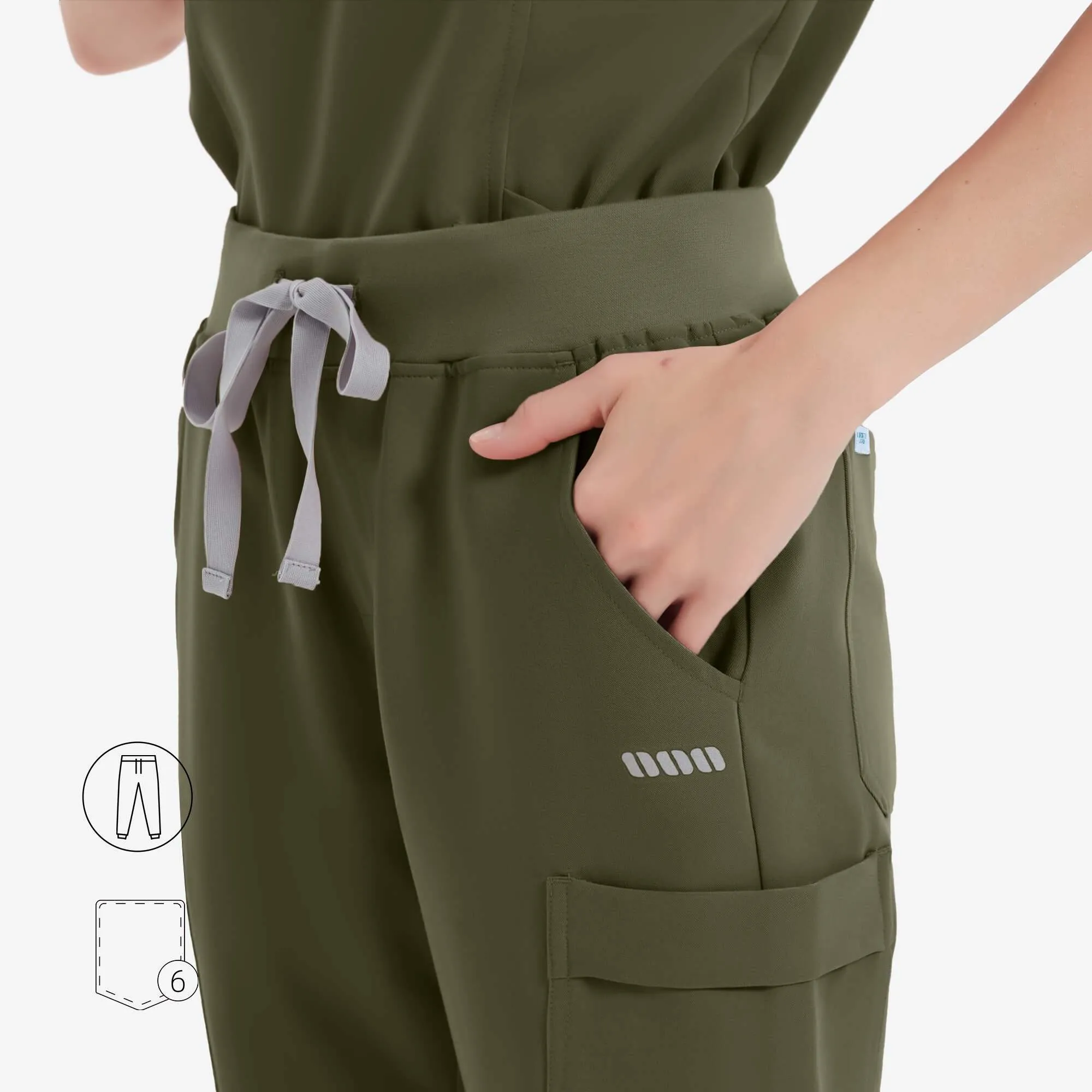 Elena 6-Pockets Jogger Scrub Pants sold by Uniforms World product image thumbnail 3