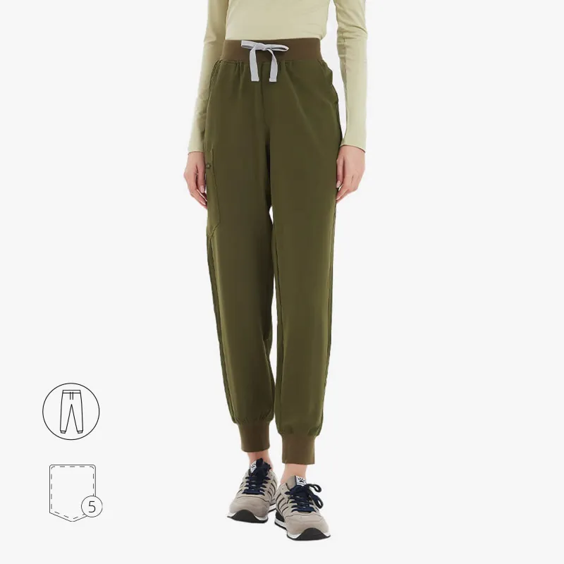 Elena 5-Pockets Jogger Scrub Pants sold by Uniforms World
