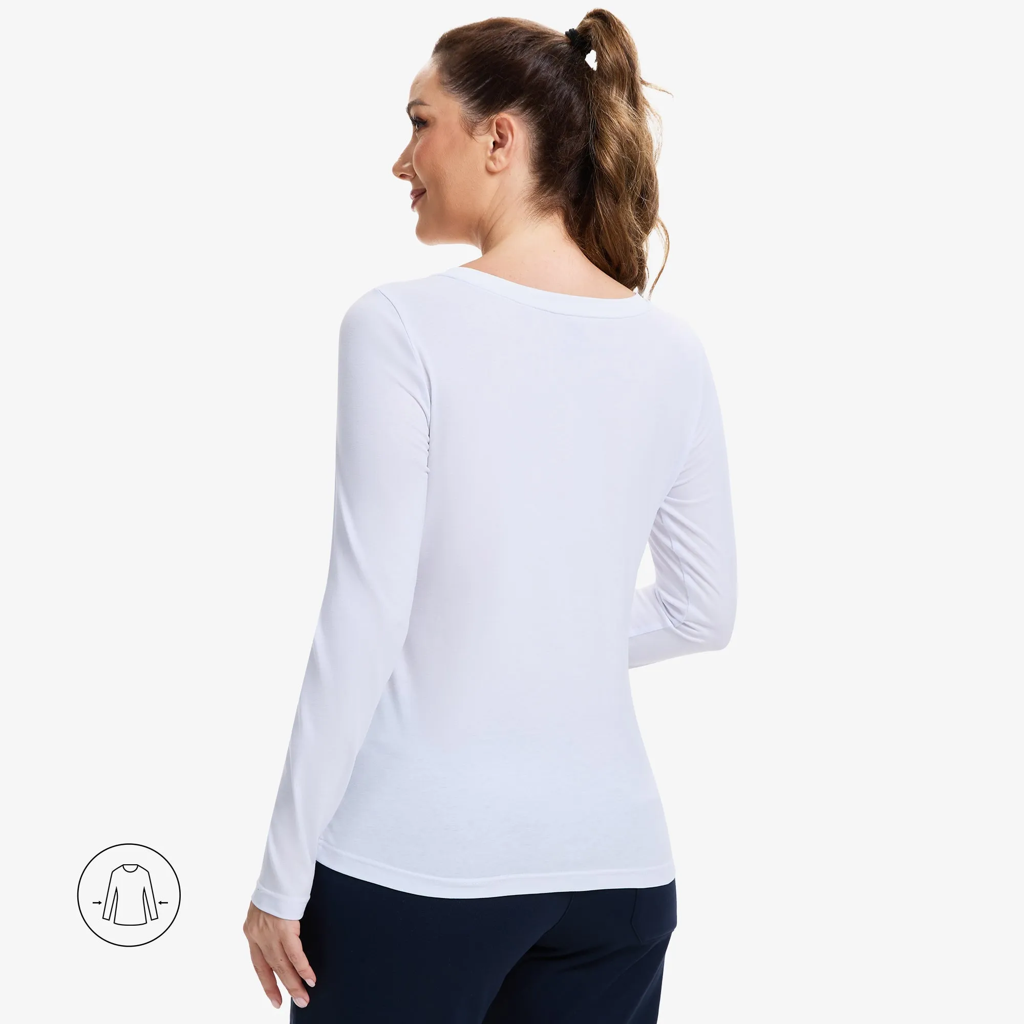 Deanda Long Sleeve Underscrub sold by Uniforms World product image thumbnail 4