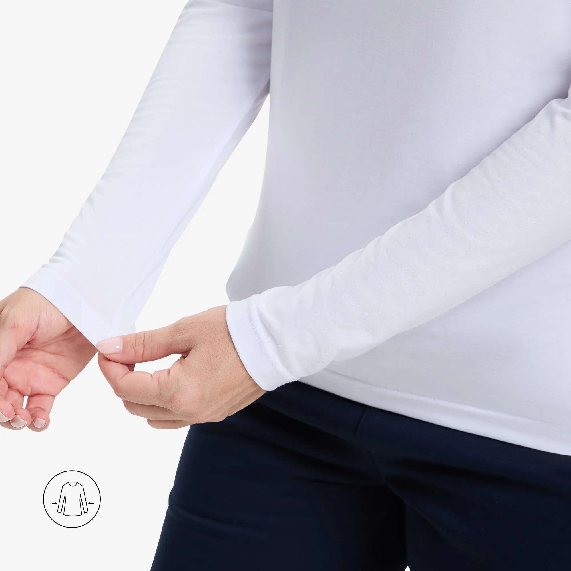 Deanda Long Sleeve Underscrub sold by Uniforms World product image thumbnail 5