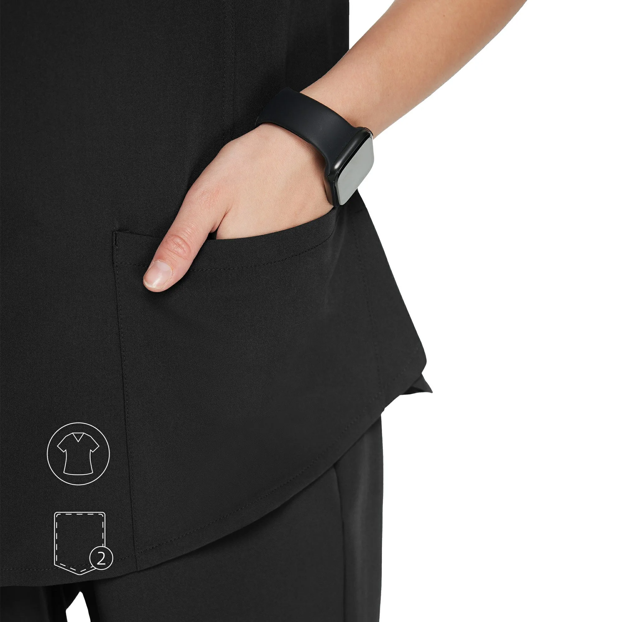 Dabney V-Neck Scrub Top sold by Uniforms World product image thumbnail 5