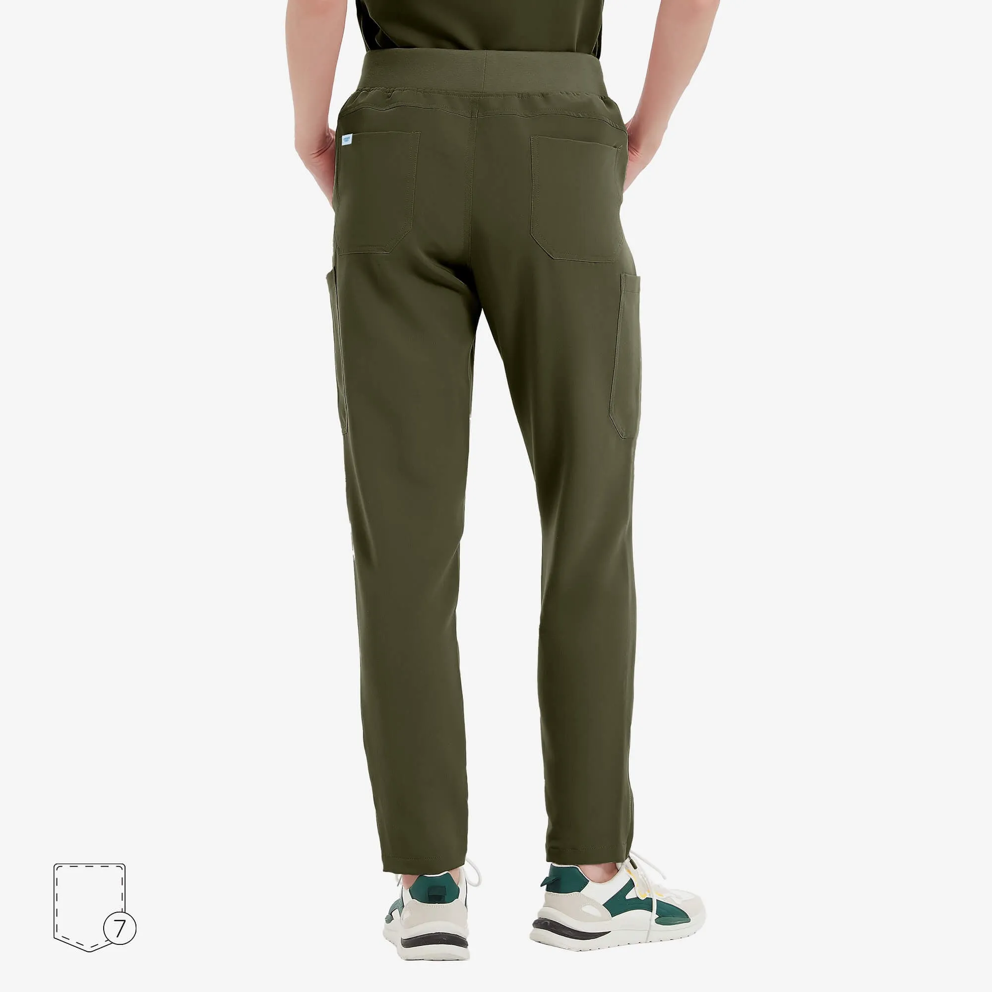 Emerald Skinny Scrub Pants sold by Uniforms World product image thumbnail 2