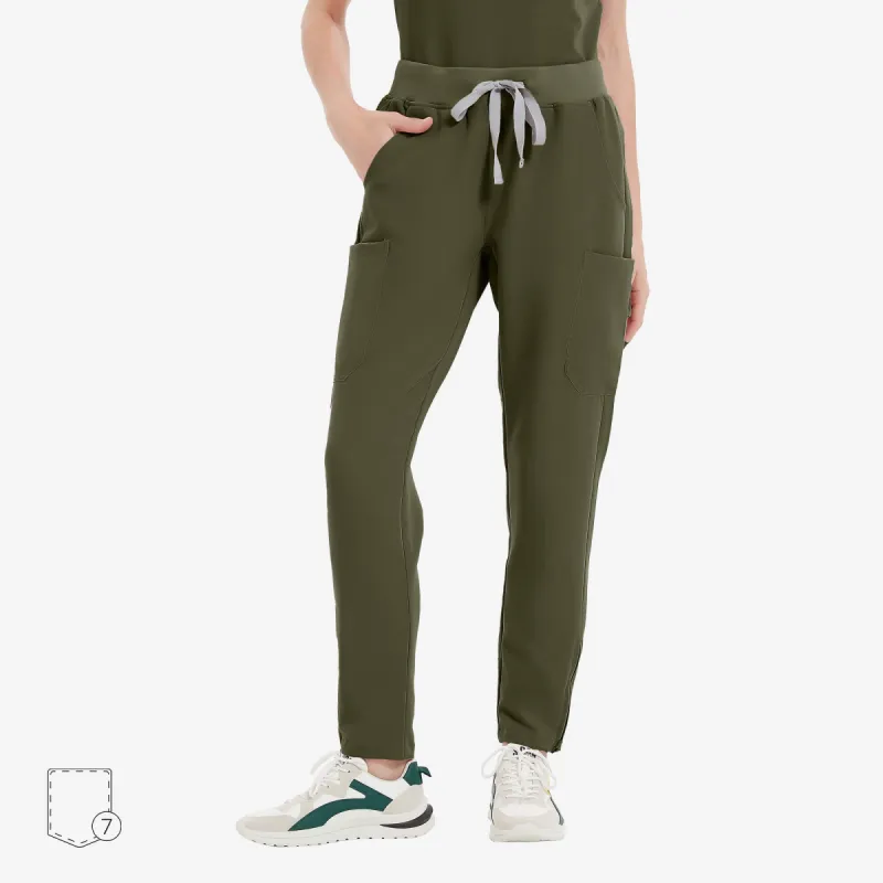 Emerald Skinny Scrub Pants sold by Uniforms World
