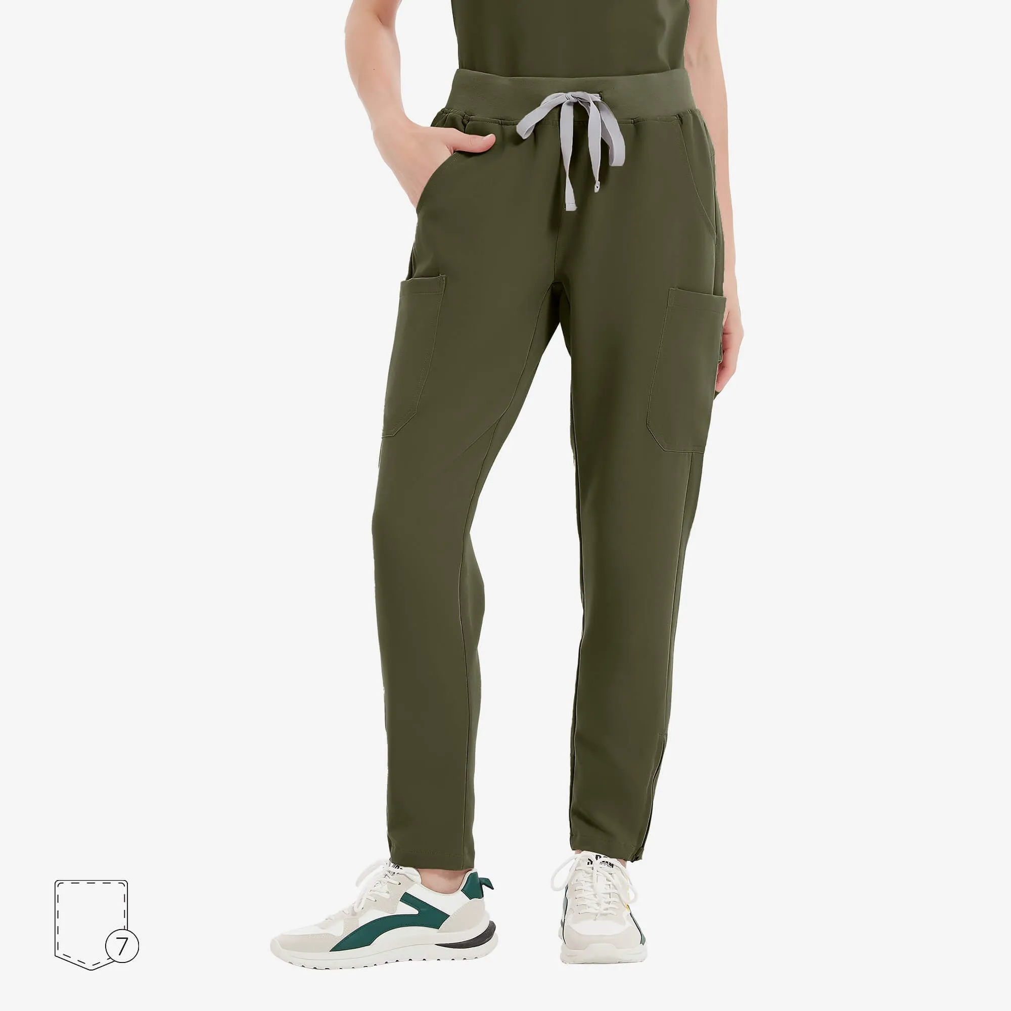 Emerald Skinny Scrub Pants sold by Uniforms World