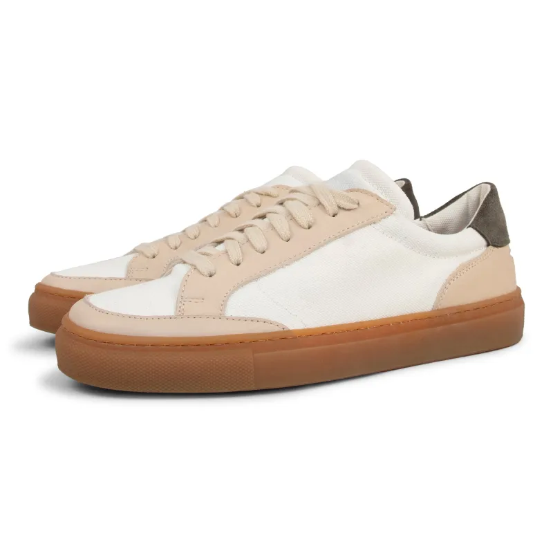 Helier Sample Beige/Olive - Womens UK 4 sold by Unseen Footwear