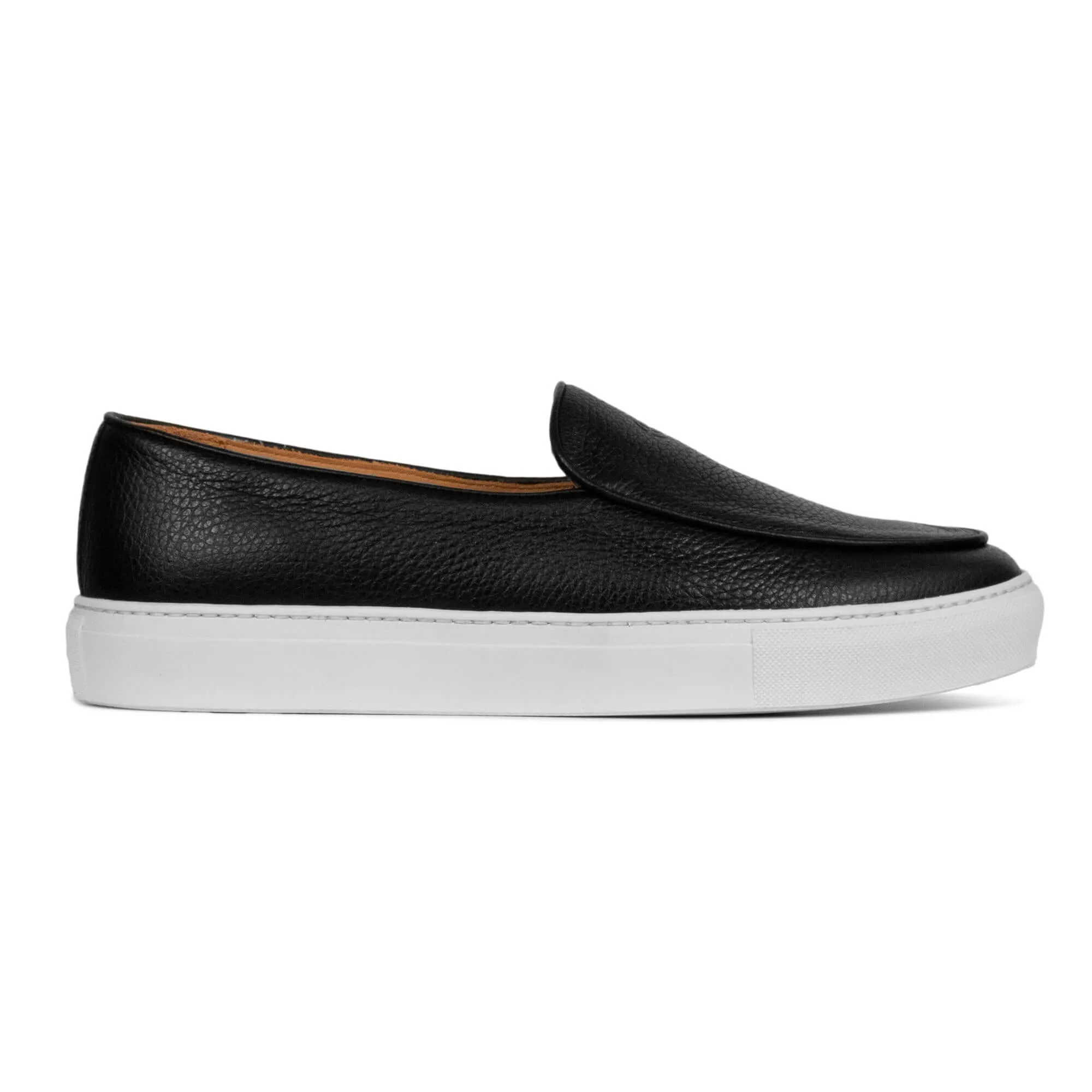 Georgetown Pebbled Leather Black - Mens UK 5 sold by Unseen Footwear
