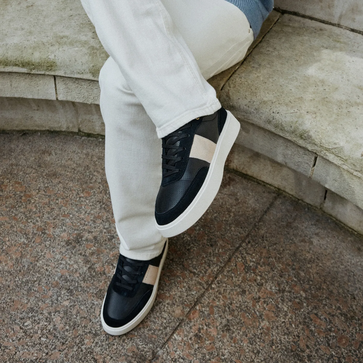 Halkett Black/Off White sold by Unseen Footwear product image thumbnail 5