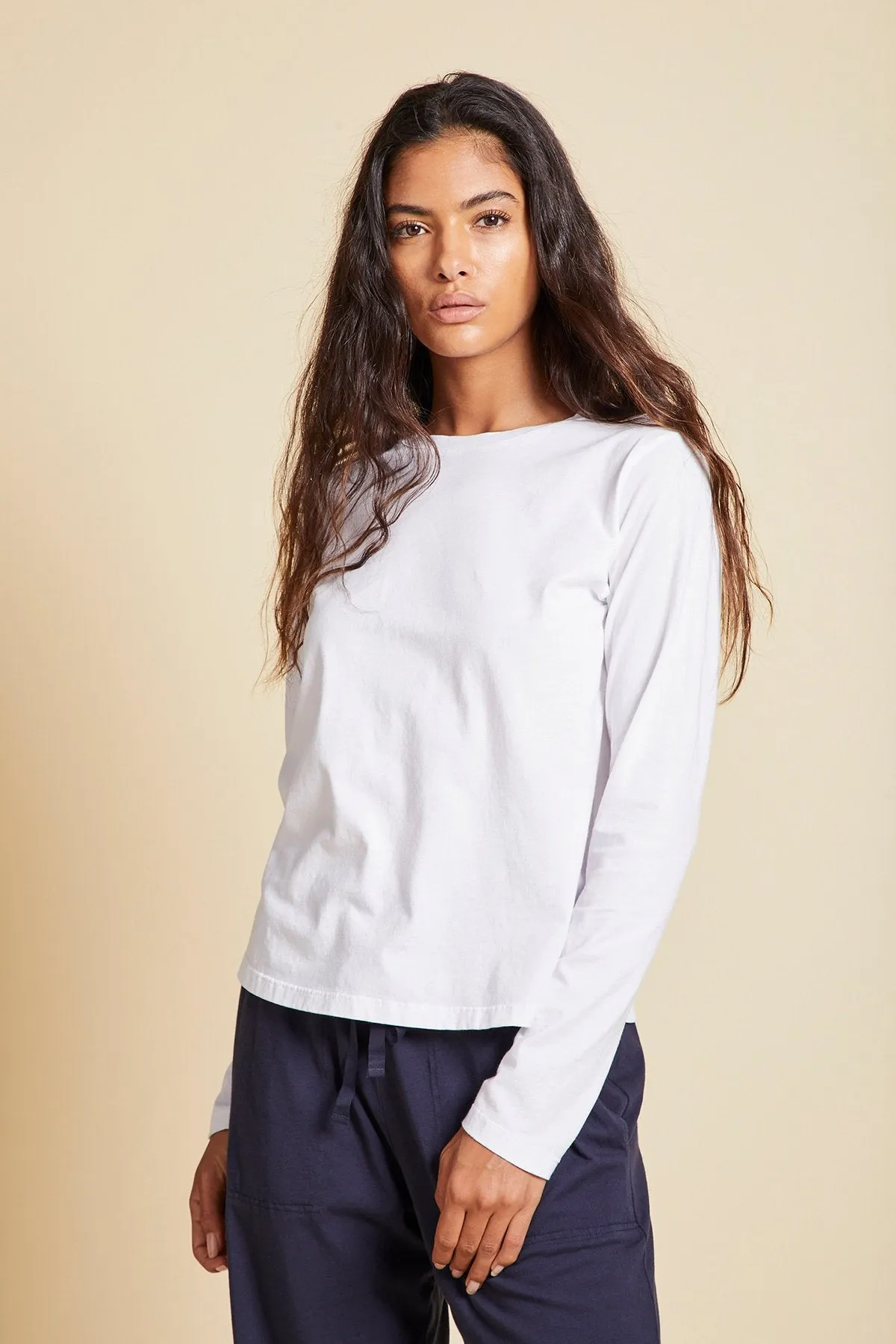 VICENTE ORGANIC COTTON TEE IN WHITE sold by Velvet Tees