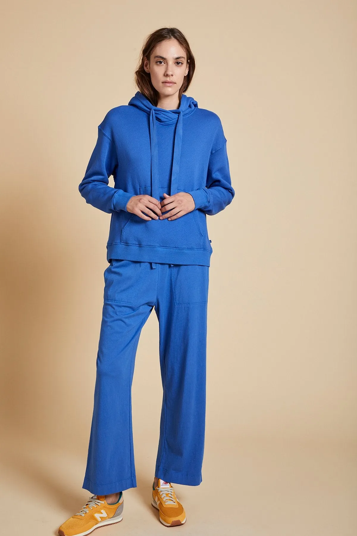 OJAI ORGANIC COTTON HOODIE IN ANCHOR sold by Velvet Tees product image thumbnail 3