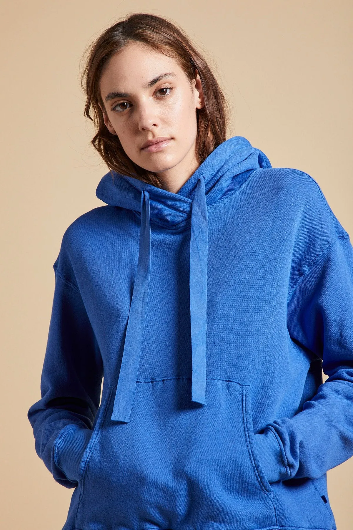 OJAI ORGANIC COTTON HOODIE IN ANCHOR sold by Velvet Tees