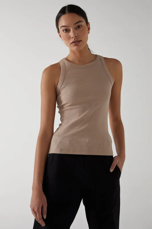CRUZ TANK TOP IN NUDE sold by Velvet Tees