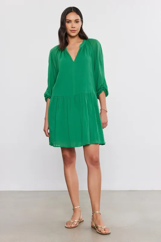SLOAN DRESS IN MARSH sold by Velvet Tees