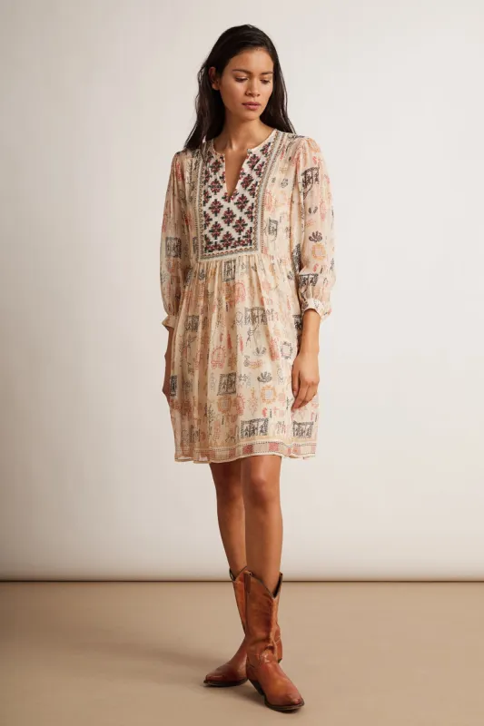 TAWNI CLEO PRINT DRESS IN MULTI sold by Velvet Tees
