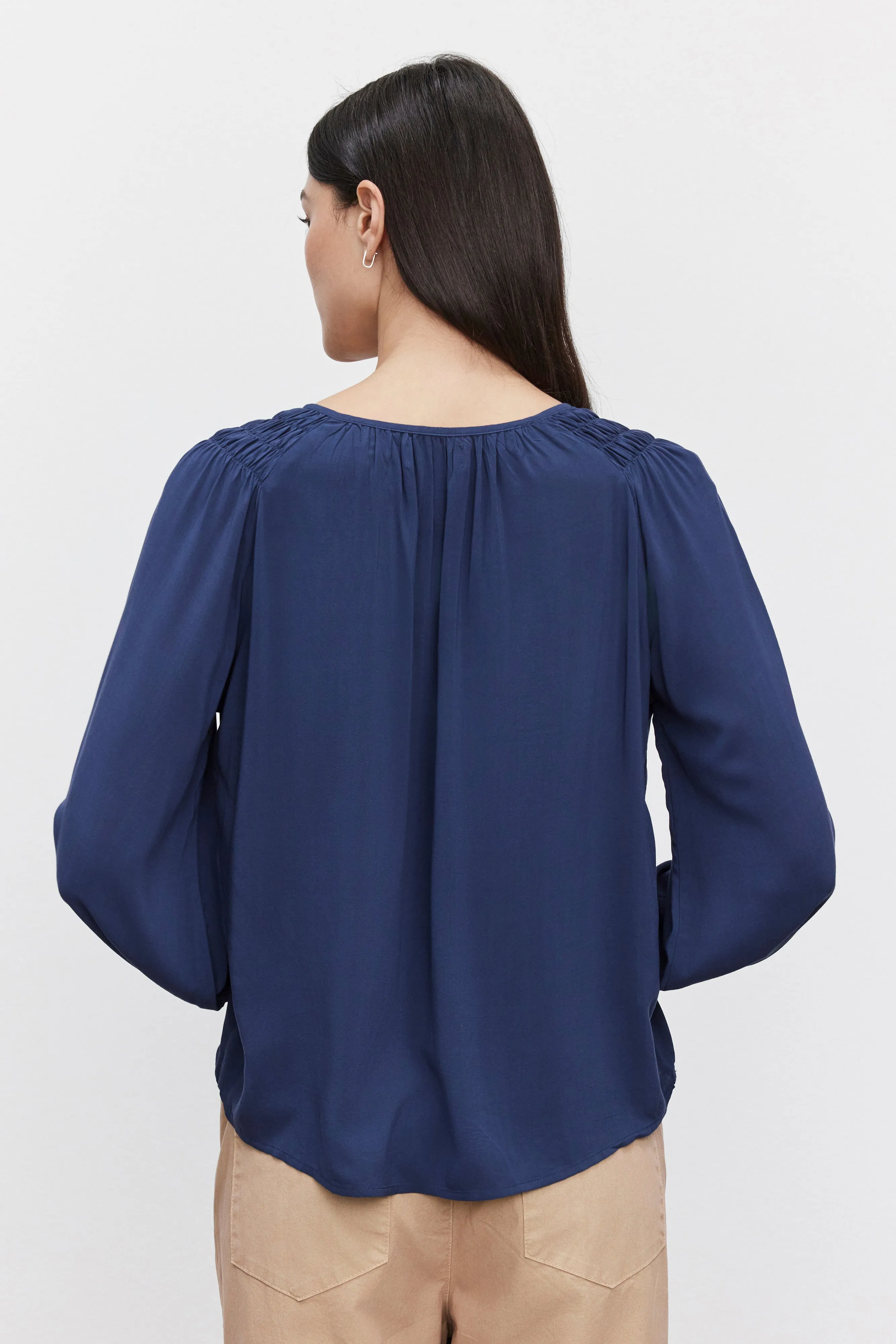 AZALEA BLOUSE IN POSTMAN sold by Velvet Tees product image thumbnail 3
