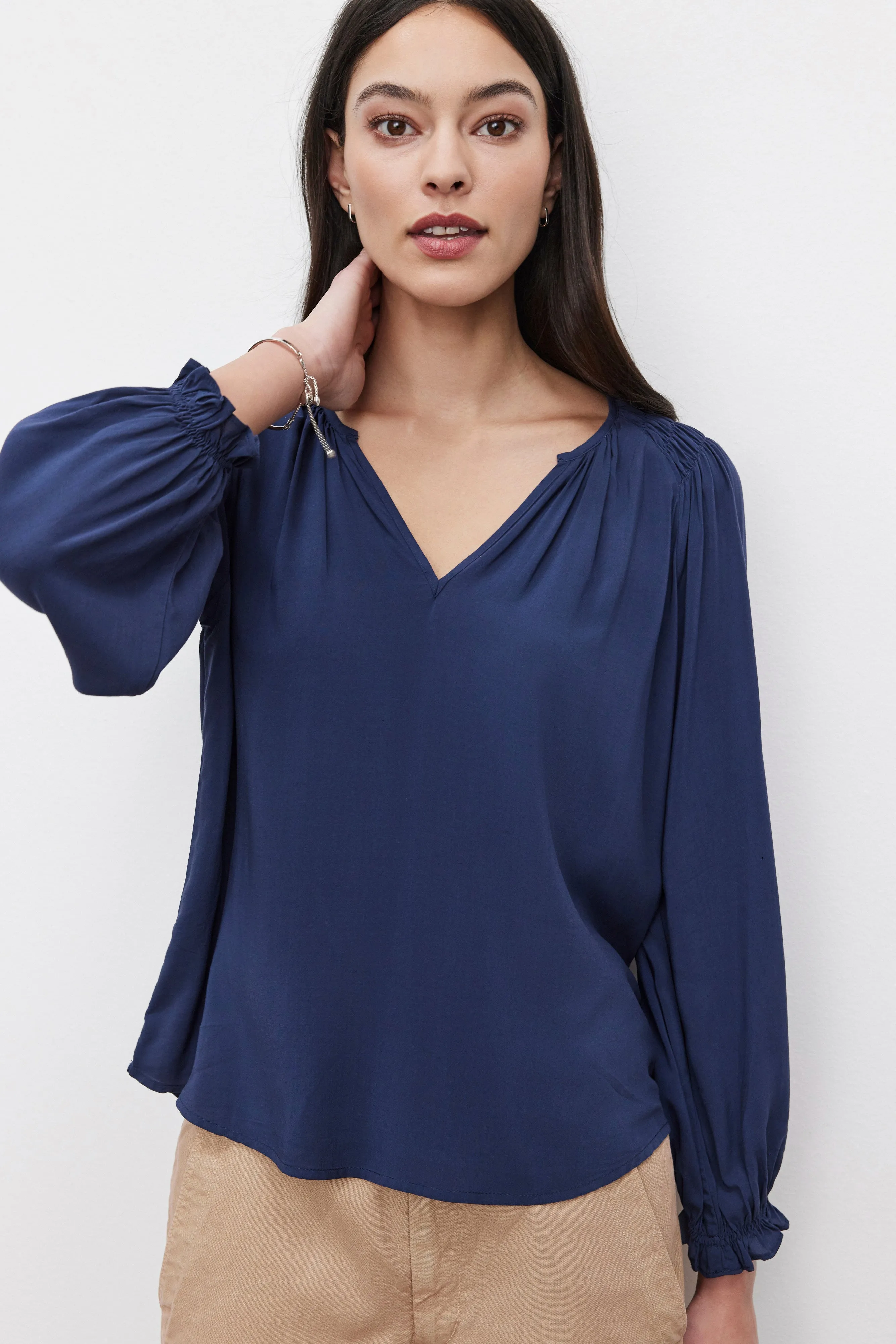 AZALEA BLOUSE IN POSTMAN sold by Velvet Tees product image thumbnail 4