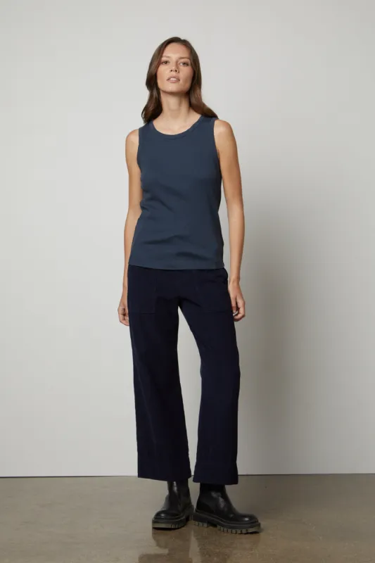 VERA TROUSERS IN NIGHT sold by Velvet Tees