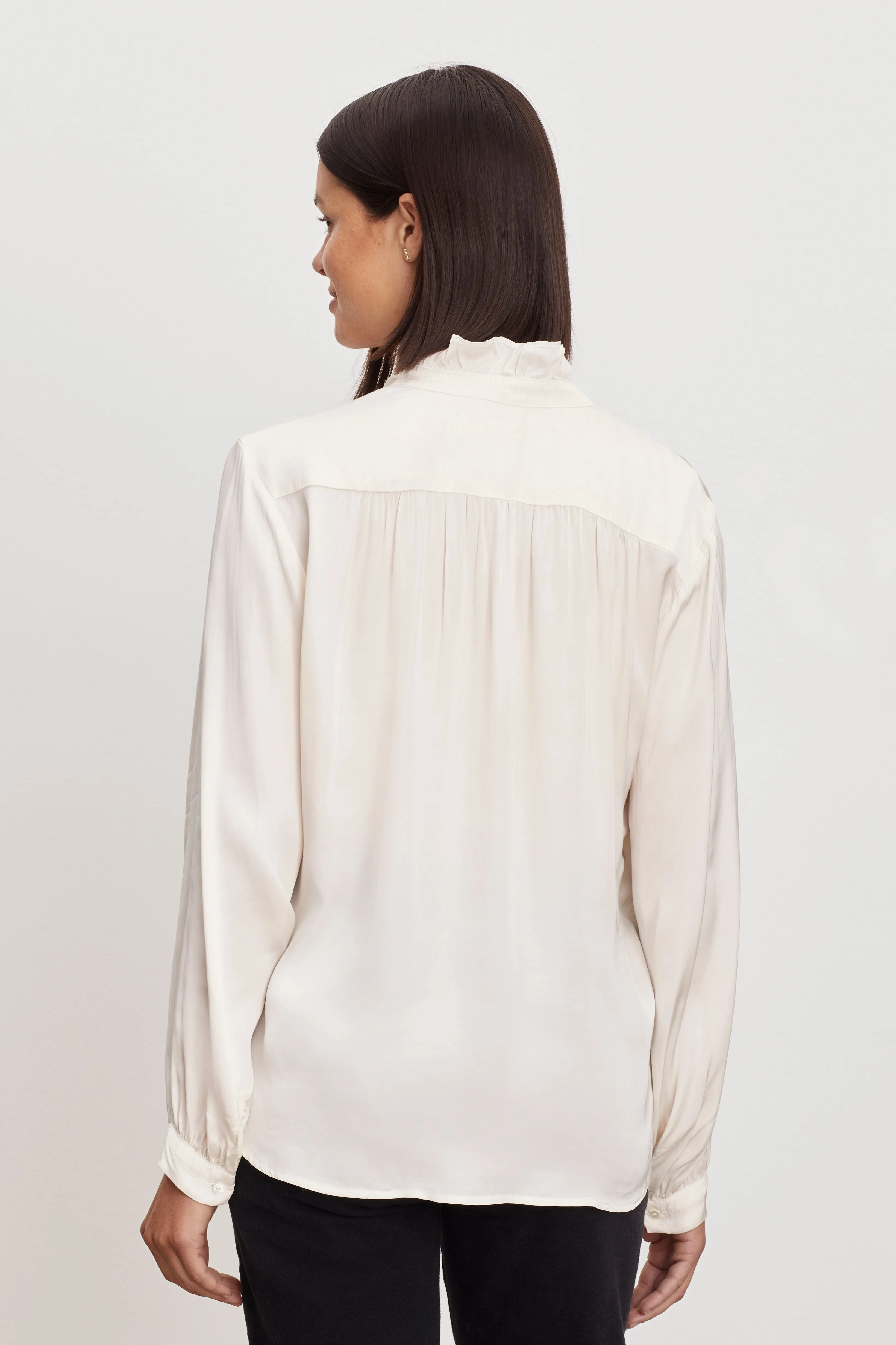 ALI TOP IN CREMA sold by Velvet Tees product image thumbnail 3