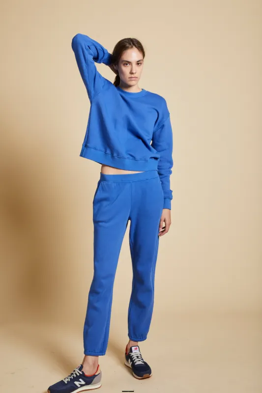 YNEZ ORGANIC COTTON SWEATSHIRT IN ANCHOR sold by Velvet Tees