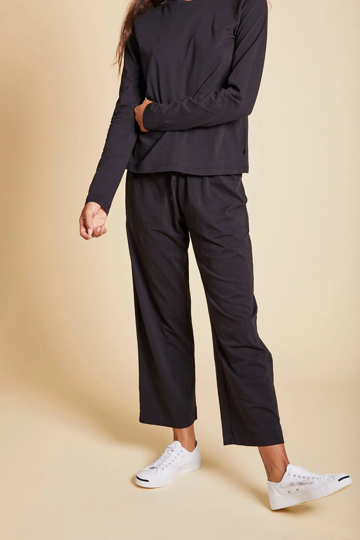 PISMO ORGANIC COTTON PANT IN BLACK sold by Velvet Tees product image thumbnail 2