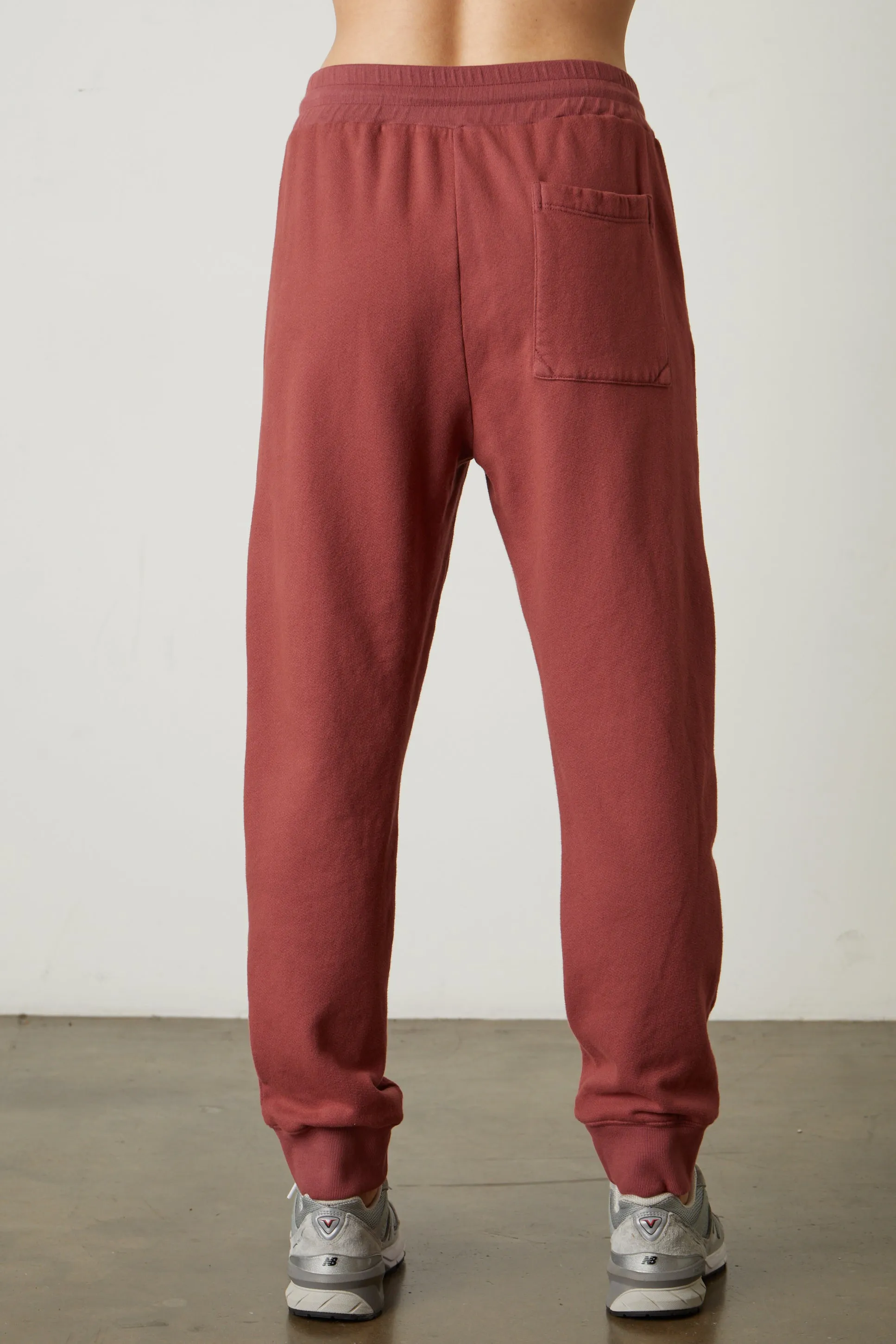DELILAH SOFT FLEECE JOGGER IN FEMME sold by Velvet Tees product image thumbnail 3