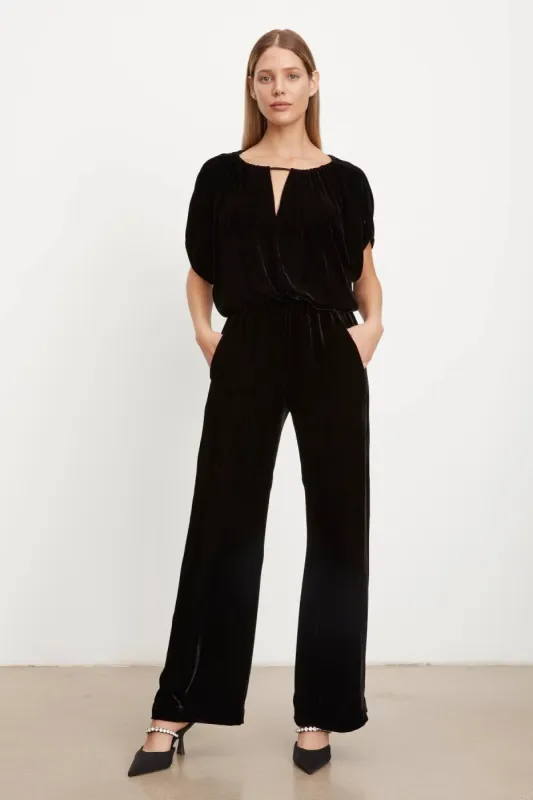 FRIDA TROUSERS IN BLACK sold by Velvet Tees