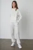 MICHELLE FLEECE HOODIE IN COCONUT sold by Velvet Tees
