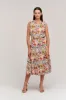 MORGAN PRINTED MIDI DRESS IN MEADOW sold by Velvet Tees