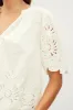 RAZI TOP IN ECRU sold by Velvet Tees