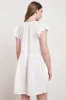 EVONNE WOVEN LINEN DRESS IN WHITE sold by Velvet Tees